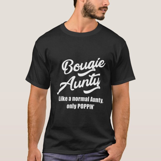 T-shirt Bougie Aunty Cadeau Amusant Pour La Tante Préférée (Devant)