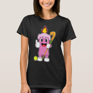 T-shirt Bougie de hockey sur gazon