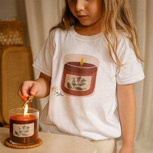 T-shirt Bougie de Magnolia d'automne rustique