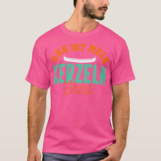 T-shirt Bougies Dans le canot à eau blanche à rouleaux