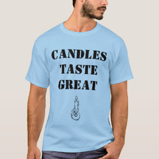 T-shirt Bougies de goût grand