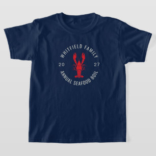 T-shirt Bouillabaisse de homard personnalisée pour la fami