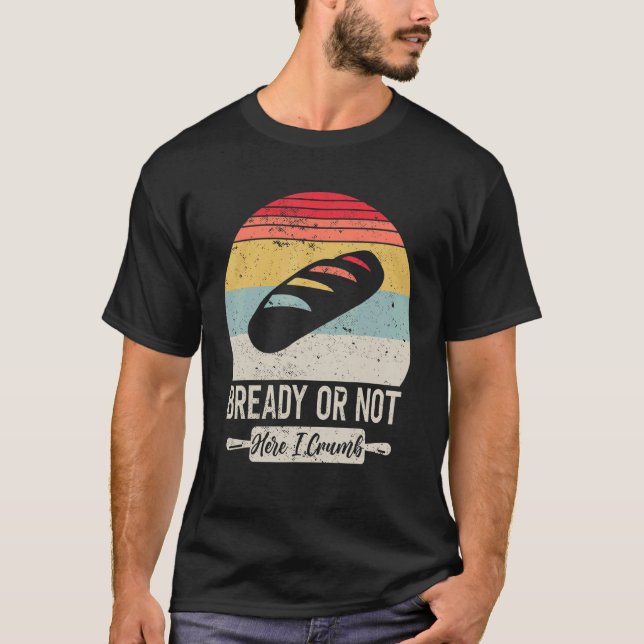 T-shirt Boulangère de cuisson du pain de pâte à pain (Devant)