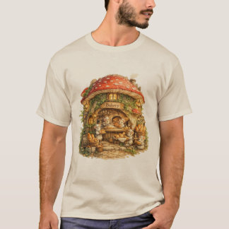 T-shirt Boulangerie Champignon | Cottagecore Bois Fantaisi