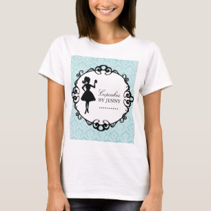 T-shirt Boulangerie chique T'Shirt de silhouette de petit