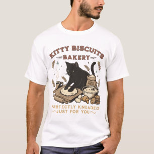 T-shirt Boulangerie pour chats Café Parfaitement Pétris Ki