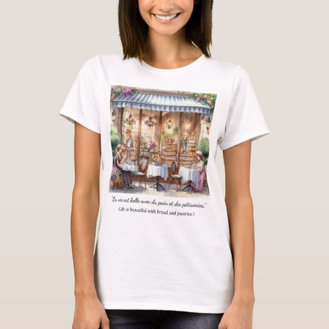 T-shirt Boulangerie vintage (Devant)