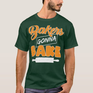 T-shirt Boulangeries amusantes de pain va Bake Design grap