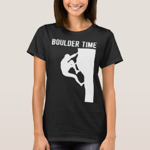 T-shirt Boulder Time Climber Sport Escalade Bouldering