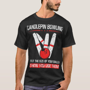 T-shirt Boule à bougie Taille des boules Amusant Nouvelle-