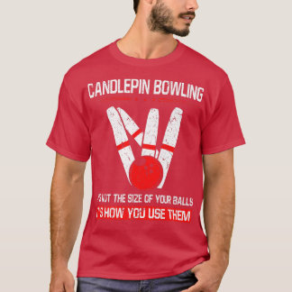 T-shirt Boule à bougie Taille des boules Amusant Nouvelle-