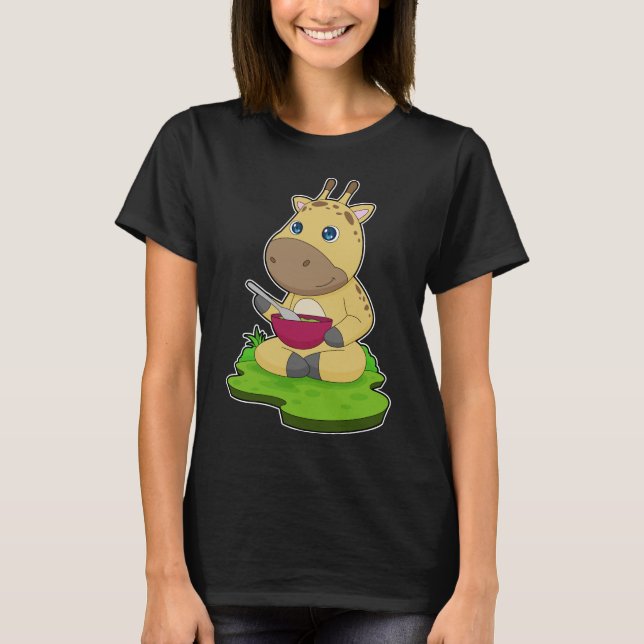 T-shirt Boule alimentaire de girafe (Devant)