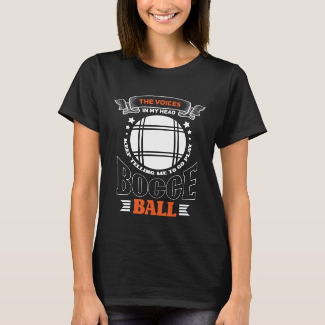 T-shirt boule boccia for boccia players (Devant)
