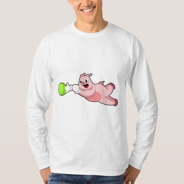 T-shirt Boule de Bowling (Devant)