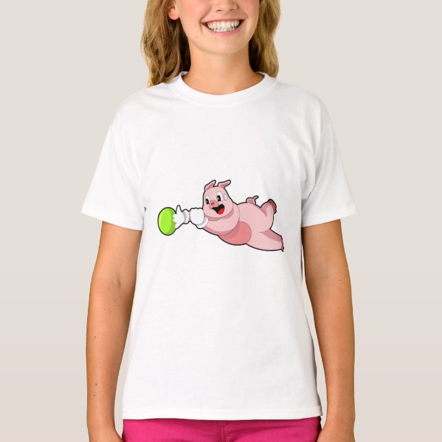 T-shirt Boule de Bowling (Devant)
