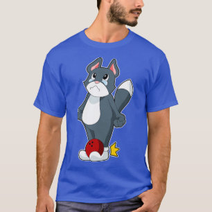 T-shirt Boule de bowling de chat