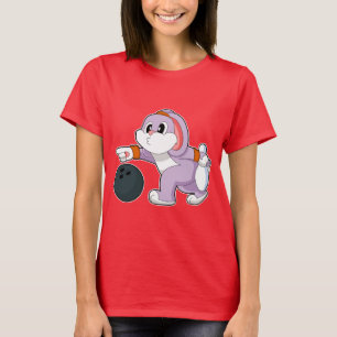 T-shirt Boule de bowling de lapin
