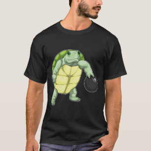 T-shirt Boule de bowling de tortue