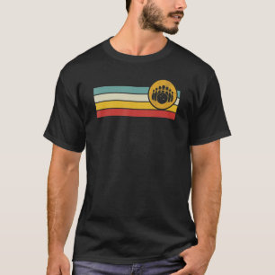 T-shirt Boule De Bowling Et Épingles Vintages Retro Sty