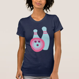 T-shirt Boule de Bowling et Pins