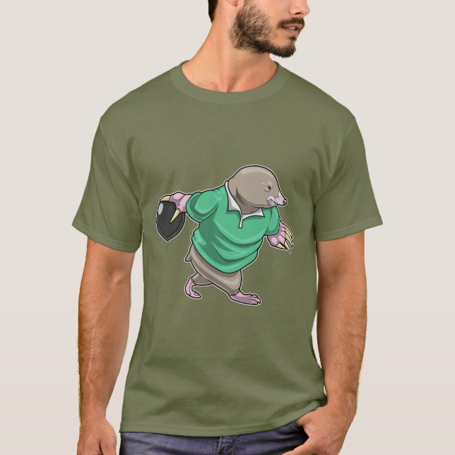 T-shirt Boule de bowling Mole (Devant)