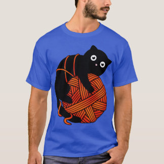 T-shirt Boule de chat et de fil
