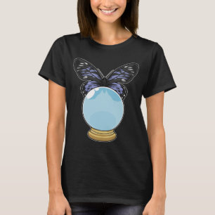 T-shirt Boule de cristal papillon