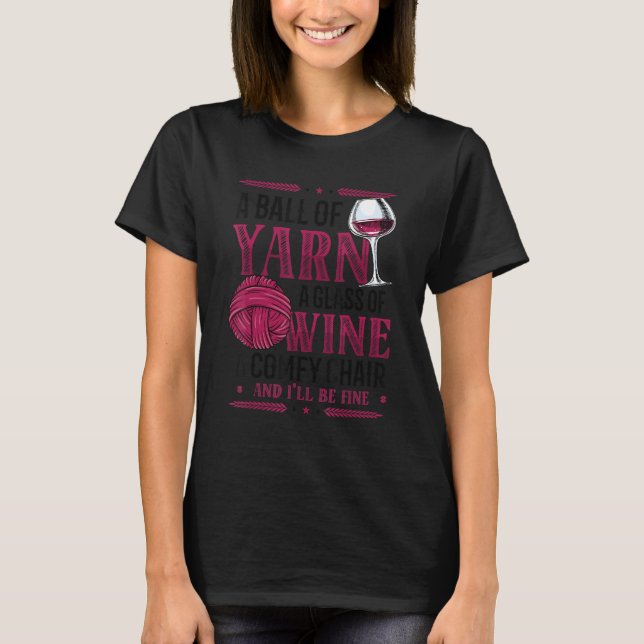 T-shirt Boule De Fer J'Aime Le Tricot (Devant)