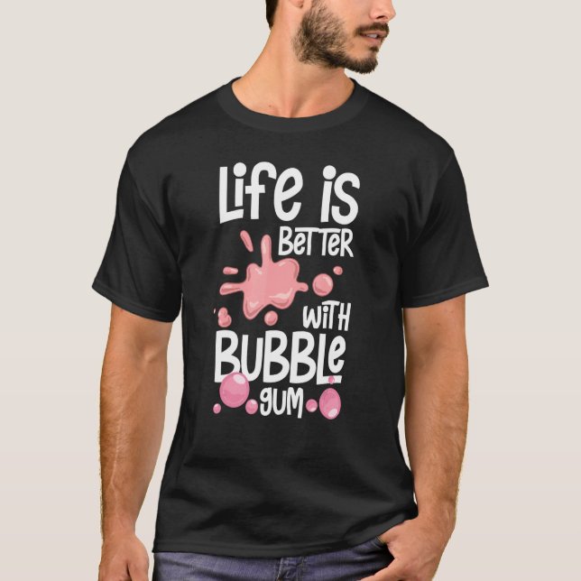 T-shirt Boule de gomme à mâcher gomme à mâcher gomme 1 (Devant)