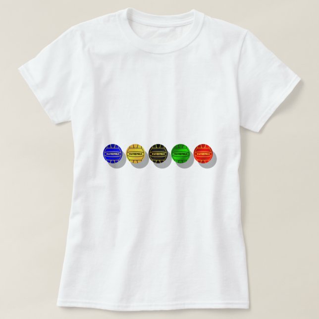 T-shirt Boule de joueurs de polo d'eau et de joueurs de (Design devant)