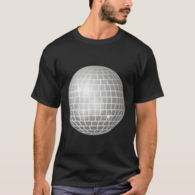 T-shirt Boule de miroir Disco (Devant)
