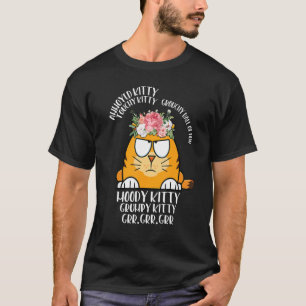 T-shirt Boule de poils grincheuse susceptible de mauvaise 
