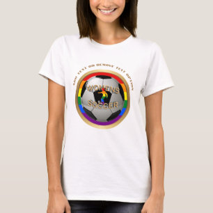 T-shirt Boule de soccer féminine Pride