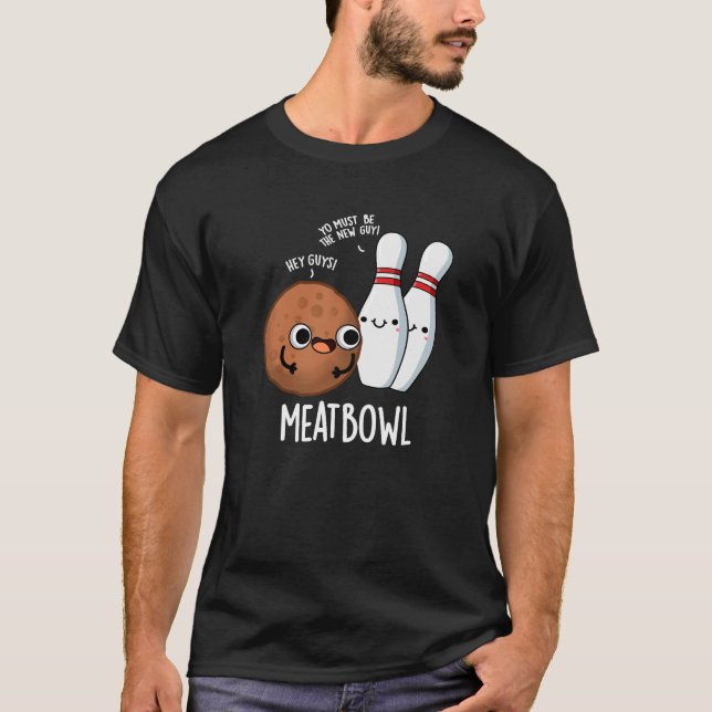 T-shirt Boule de viande amusant Boule de boulette de viand (Devant)