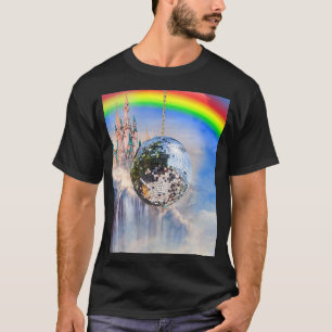 T-shirt Boule Disco Arc-En-Ciel