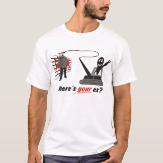 T-shirt boule en ruines