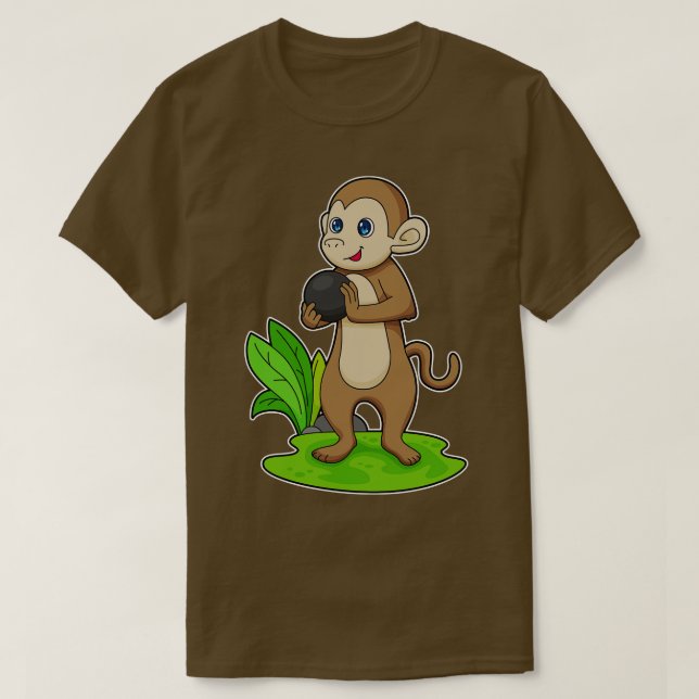T-shirt Boule Monkey Bowling (Design devant)