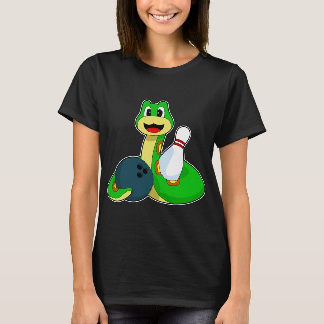 T-shirt Boule Snake Bowling (Devant)