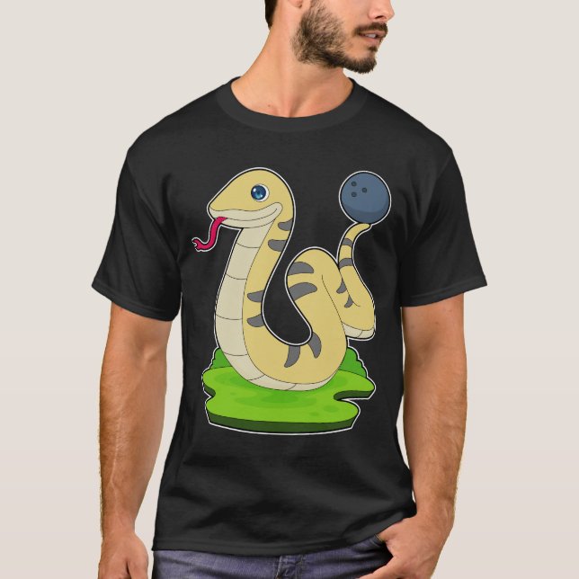 T-shirt Boule Snake Bowling (Devant)