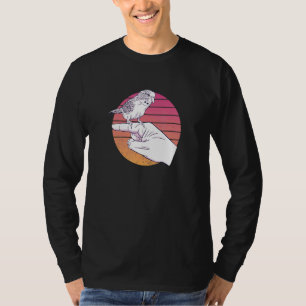T-shirt Bouleau Budgie Sur Poignée Perruque