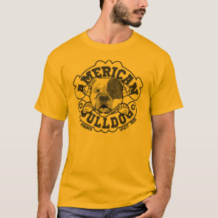 T-shirt bouledogue américain