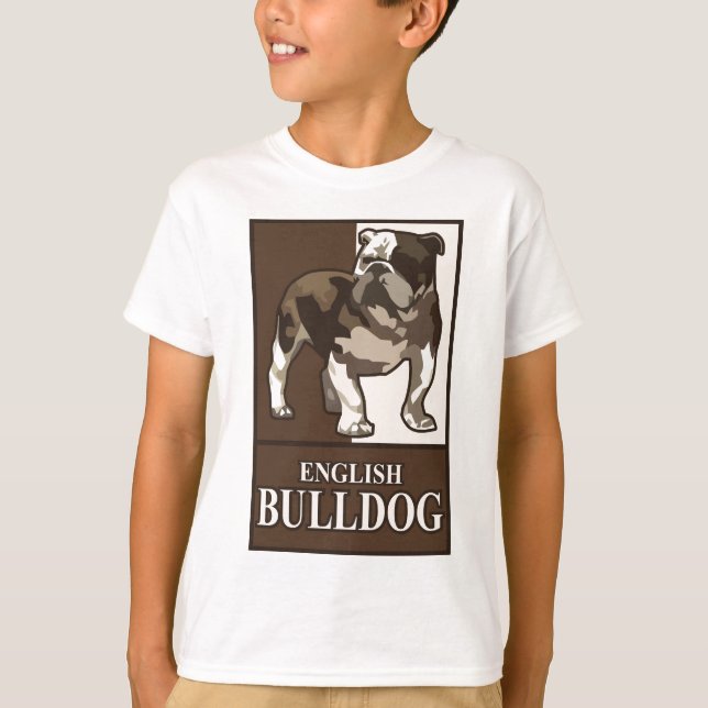T-shirt Bouledogue anglais (Devant)