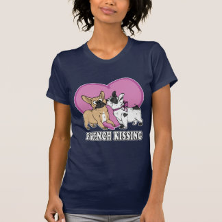 T-shirt (Bouledogue) baisers français