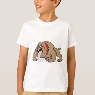 T-shirt Bouledogue d'art de bande dessinée