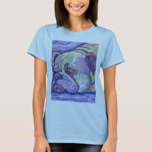 T-shirt bouledogue d'été