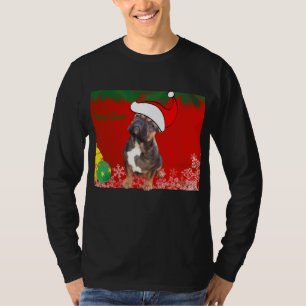 T-shirt Bouledogue français Joyeux Noël Bouledogue