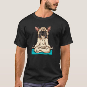T-shirt Bouledogue français méditant Magique Méditation Yo