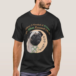 T-shirt Bouledogue sauvé par sa mère