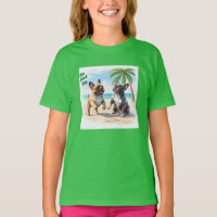 Bouledogues français plage Bouledogue français