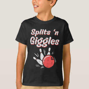 T-shirt Boules de bowling N Giggles Bowler Enfants Femmes 